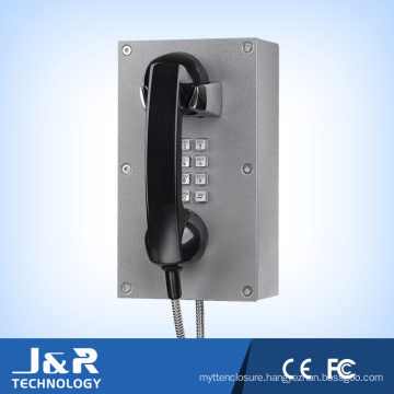 Vandal Resistant Coinless Wall Telephone, Public Telephone, Airport Service Phone